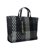 REBELLE BORSA ASHANTI SHOPPING S CHECKED WIRE GREY FUME' RE84-A077