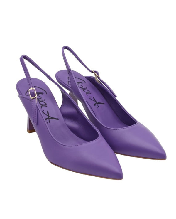 GIOIA A. slingback nappa viola