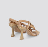 LIU JO Sandali con tacco e rouches con logo