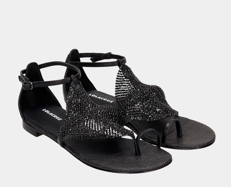 LOLA CRUZ SANDALO 137Z13BK NERO