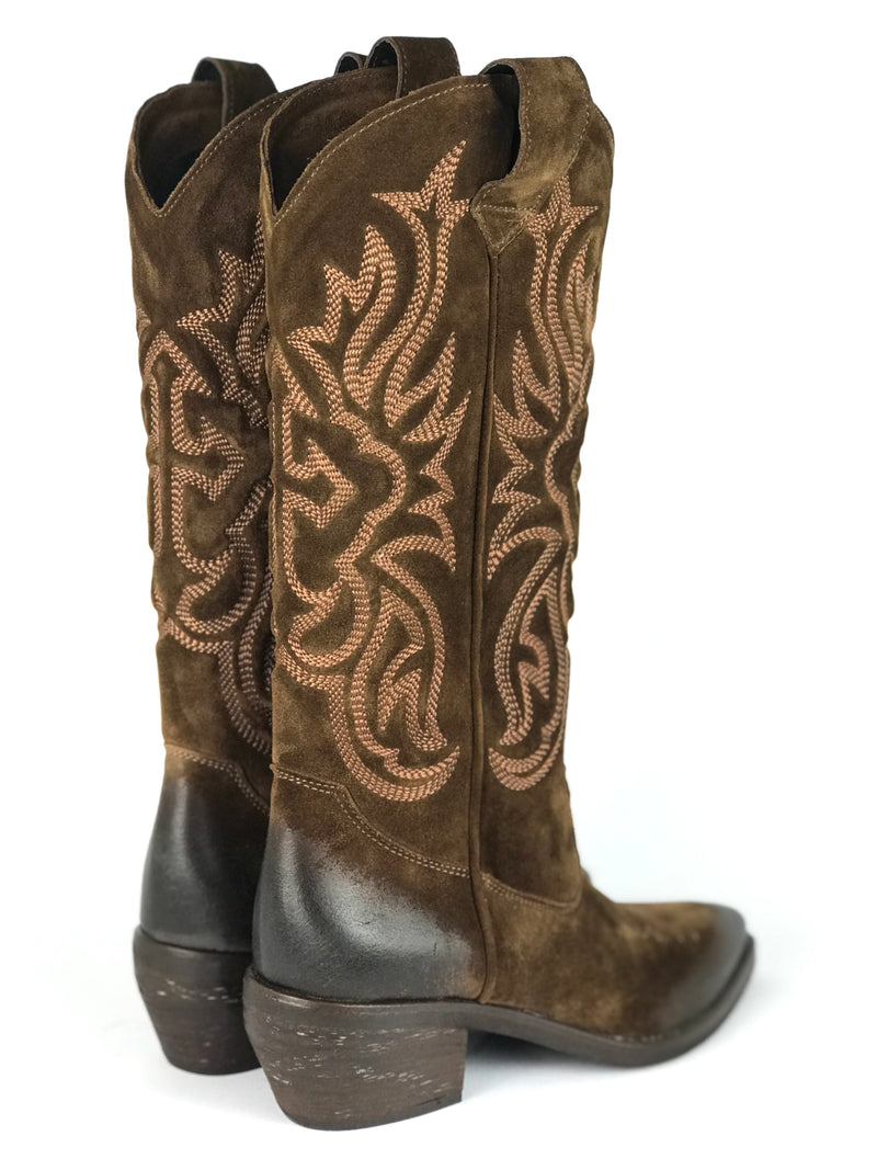 OVYÉ TEXANO  IN CAMOSCIO RG504RCCABR-COL-bruciato